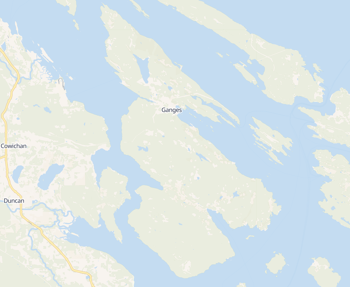 Salt Spring Island Map