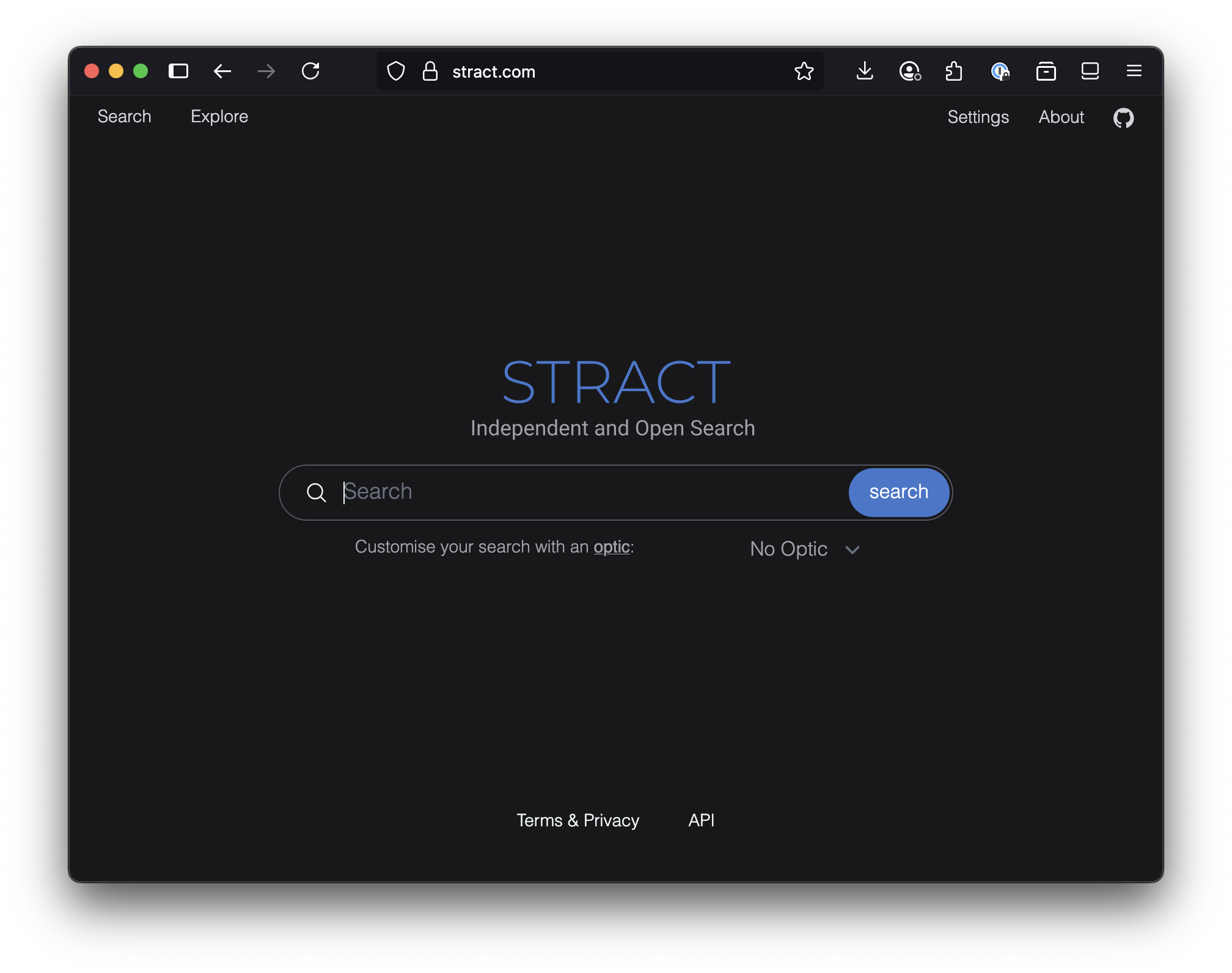 Screenshot of Stract.com