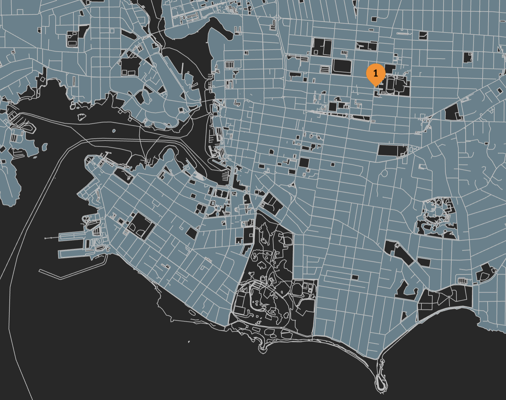 Location of Hexagon for Compost Education Centre on Map of Victoria